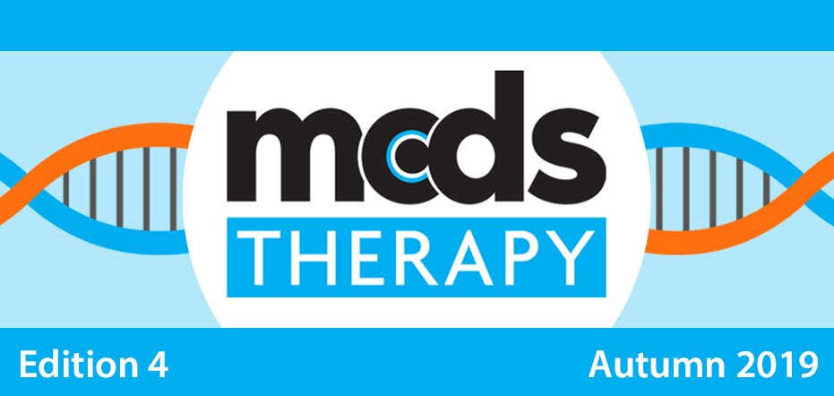 MCDS-Therapy Newsletter banaer for Edition 4 Autumn 2019